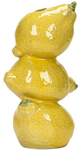 HNJZX Vase for Flowers Decorative Ceramic Vase for Flowers, Flower Vase for Table Centerpieces Home Decoration (Lemon)