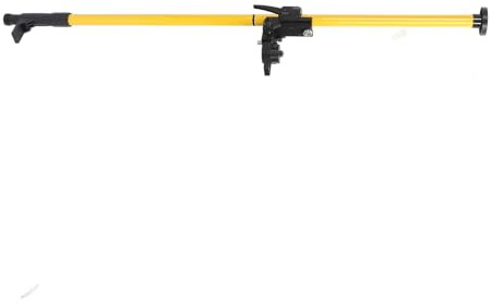 SUNGOOYUE Varilla Telescópica de Ajuste Fino, Herramienta de Montaje con Rotación de 360 ​​grados con Base de Resorte, Material ABS de Aluminio Resistente para Montaje en Techo y Suelo