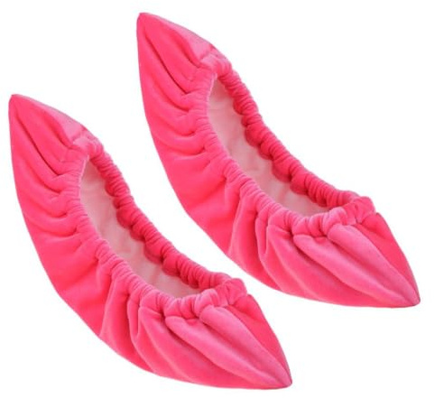 wisoolkic Protectores de Cuchillas de Felpa para Patines Hockey sobre Hielo, Protectores Cuchillas, Blancos, Talla L, Rosa, S