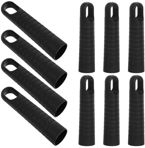 SUPVOX 10pcs Plastic Broom Handle End Caps Replacement Sturdy Broom Attachment Parts Suitable for 25mm Diameter Handles with Simple Installation for Home Cleaning