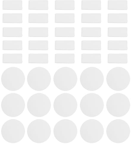 Didiseaon Lot de 50 Set de Set de Doublures en Papier Sulfurisé Blanc Pré-découpé Rond 65x7cm pour Moules à Gâteau, Résistant Haute Température, pour Pâtisserie et Cuisson Four