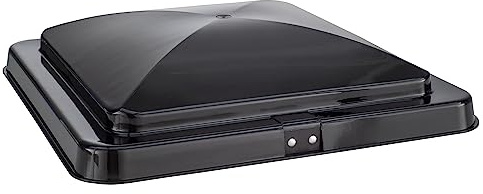Heng's 14x14 RV Replacement Roof Vent Cover | Black | Camper Trailer | (1)