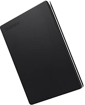 Toshiba Disque Dur DD CANVIO Slim 2TO - Noir