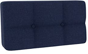 Gutekissen® Palettenkissen Gesteppte Kissen mit Knöpfen, Palettenauflagen Sitzkissen Rückenlehne Gesteppt PFG (Eckkissen 60x40, Navy blau)