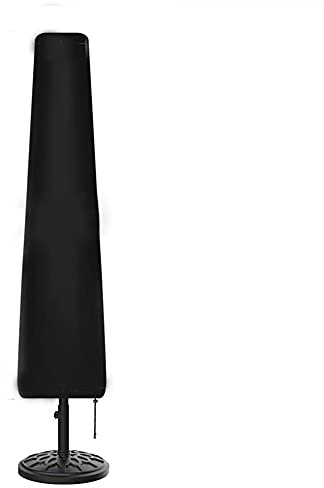JQDZX Sonnenschirm Abdeckhauben Schutzhülle, 210D Oxford Ampelschirm Abdeckplane Wasserdicht Wetterfeste, Winddicht und Schneesicher, Reißfest, für Gartenschirm (Straight umbrella 183*25*35cm)