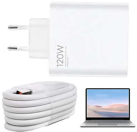 cypreason Bloc Chargeur Rapi, Chargeur 120W 6A pour Ordinateur Portable, Adaptateur Chargeur avec câble Charge 120 W, Accessoires Produits électroniques pour Voyage d'affaires