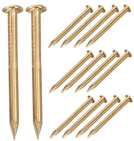 Healeved 100st Lange Kupfernägel Bastelnägel Nägel Für Möbelfinger Stahlnägel Für Holz Antike Möbel Maniküre-kit Der Gewöhnliche Bausatz Nail Möbel Aus Messing Nagel-kits Panel Ändern Beton