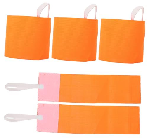 Supvox 5stücke Kapitänsbinde Für Fußball Junge Mädchen Aus Verstellbare Armbinden Elastische Helle Sportarmbinde Für Kapitäne Team Sportspielzubehör