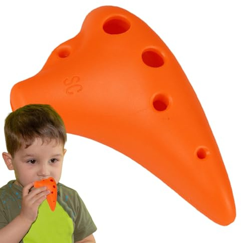Flöte Okarina Instrument | Schlüssel SC für 6-Loch-Flöte | Tragbare Musikinstrument Sammlung mit Songbuch Tutorials für Kinder Erwachsene Anfänger, FA