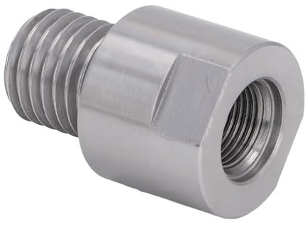 Drehmaschinen-Spindelstock-Spindeladapter, Legierter Stahl, 1 Zoll X 8 TPI Außengewinde, 3/4 Zoll X 16 TPI Innengewinde, Holzbearbeitung, Drehspindelstock-Gewindezubehör,