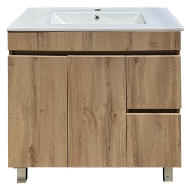 EL BAÑO MODERNO Juego Mueble 80cm Baño con Lavabo Mueble Lavabo Mueble Baño