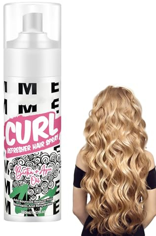Spray Pour Cheveux Bouclés - Brumise Hydratant Bouclant 150ml - Spray Éclat Rafraîchissant Quotidien Hommes Femmes Domicile Voyage