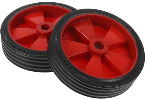 Healeved Ruedas Plástico Resistente Compresor 2 Piezas para de Aire de 5 Pulgadas y Antidesgaste Movilidad Silenciosa y Estable para Accesorios de Compresores