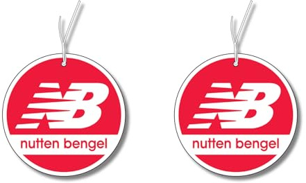 2x Duftbaum mit 'Nuttenbengel' Motiv, Wagen lustig Duftspender, Duftbaum Auto tuning, Lufterfrischer, Duftanhänger Auto Set, Autoduft, Scherzartikel