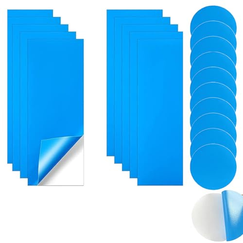 20 Stück Pool Flicken Unterwasser, Selbstklebende Reparaturflicken Wasserfeste Reparatur Patch Tape PVC Pool Reparaturset, Unterwasser Reparatur Pool Flicken für Wasserbett Schwimmbäder Aufblasbares B