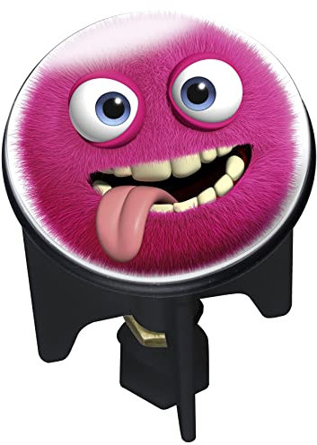 WENKO Waschbeckenstöpsel Pluggy® Monster - Abfluss-Stopfen, für alle handelsüblichen Abflüsse, Kunststoff, 3.9 x 6.5 x 3.9 cm, Mehrfarbig