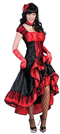 Female Costumes - Saloon Girl Chrystal - Made By Espa For Fancy Dress Worldwide