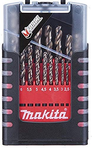 Makita M-Force D-29876 Drill Bit Set, 1-10 mm