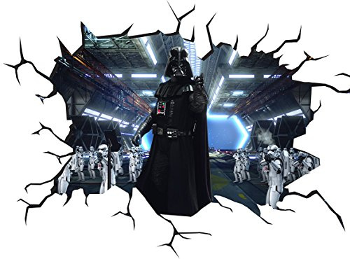 Wall Crack Wall Sticker Wandtattoo Sticker Selbstklebendes Poster Größe 1000 mm breit x 600 mm tief (groß)