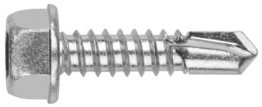 INDEX A PERFECT FIXING - ABEI5519 [DIN-7504-K A2] Tornillo autotaladrante de cabeza hexagonal, Arandela estampada, Acero inoxidable A2, Medida 5,5 x 19 mm, Caja de 500 unidades