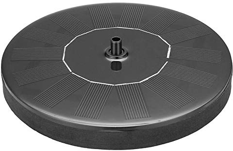 heirao4072 5.3 Solar Fountain, Upgraded Solar Powered Bird Bath Fountain Pump Floating Solar Panel Water Pump Fountain Kit For Garden Decoration, Small Pond, Pool, Fish Tank, Aquarium… (A)