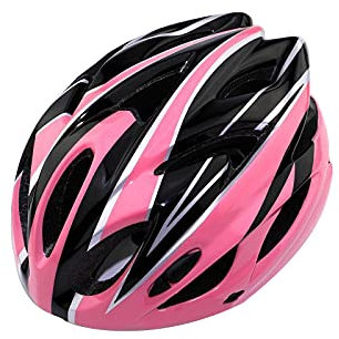 DeHolifer Fahrradhelm Damen Herren Leicht Mountainbike Helm, Helm Fahrrad Für Männer Frauen MTB Bike Helm Einstellbare Größe (Rosa)