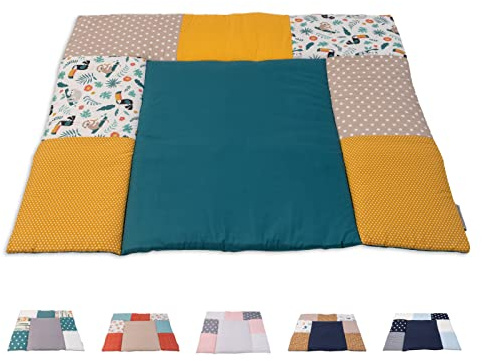 ULLENBOOM Wickelauflage 85x75 cm - Waschbar und für unterwegs geeignet | Außenmaterial: 100% Baumwolle, Alle Materialien OEKO-TEX zertifiziert, Made in EU, Schadstoffgeprüft