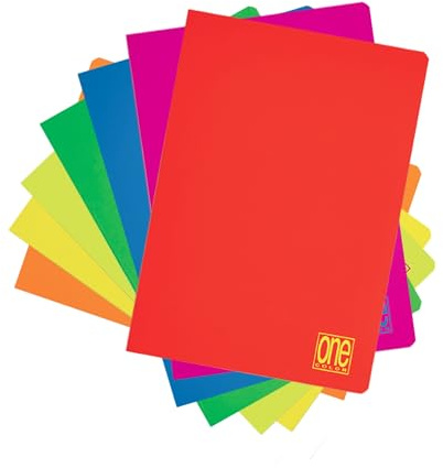 Blasetti One Color Fluo - Maxi Quaderno A4-1R Righe Senza Margine - 10pz