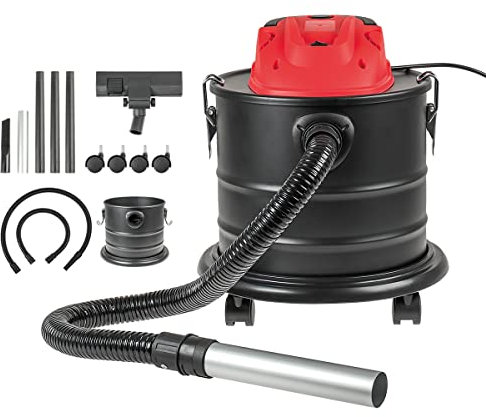 WALTER - Asche- und Trockensauger 1200 W, Aschesauger für Kamin, Kaminsauger Ascheschlucker
