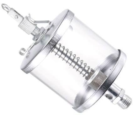 CoCud Ölkännchen mit Nadelventil, | M14x1.5 Gewinde 200ml | Kohlenstoffstahl beschichtetes Ölspender Drehmaschinen-Zubehör - (Anwendungen: für industrielle Schmierung), 1 Stück
