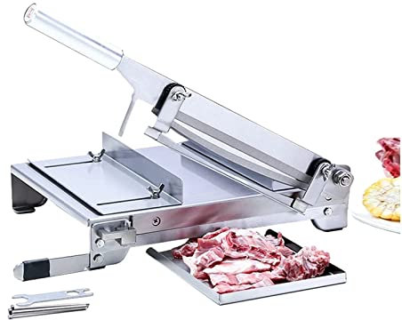 Fleischschneider für den privaten oder gewerblichen Gebrauch, manueller Fleischschneider, Knochenschneidemaschine, Fleisch, gehacktes Lammfleisch, Fleischschneider, Huhn, Ente, Fis
