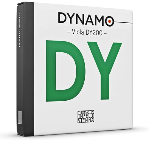 Thomastik Infeld DYNAMO Viola Set | Professional Viola Strings 4/4 Set for Orchestra and Chamber Musicians | DY200 | 14.8” Vibrating Length | Made in Vienna