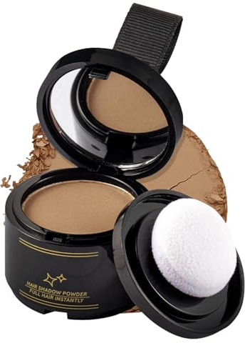 Haarwurzel-Abdeckung, Haaransatz-Puder für Frauen - 4g Quick Grauer Haarwurzel-Concealer,Wasserfestes Haarwurzelfärbemittel für dünner werdendes Haar, schweißfeste Haaraufsätze für Frauen und Mä