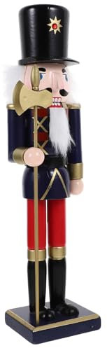 Cabilock Adornos De Cascanueces De Madera Estatuas Navideñas De Cascanueces para Decoración De Escritorio Obsequio De Navidad para Fiesta De Vacaciones