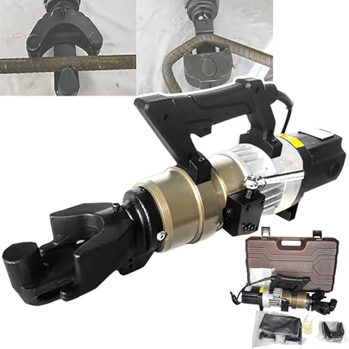 Plieuse Hydraulique De Barres d'acier 1200W, Plieuse Et Redresseuse IntéGréE, Angle De Pliage 5s 0-90°, Angle De Redressement : ≥ 110°, pour Barres d'acier,22E