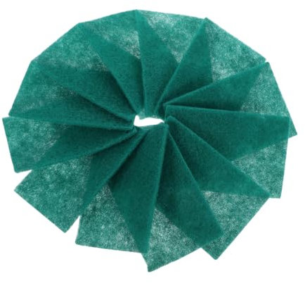 Cabilock 12piezas Estropajo De Cocina Verde Reusable para Limpiar Platos y Ollas Resistente Uso Intensivo para Parrillas Metálicas y Limpieza De Cocina