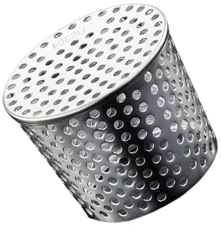 di copertura per grondaia, filtro in acciaio inox 304, filtro anti-blocco per tetto, filtro filtro per bloccare il blocco delle foglie e detriti, 60 mm, per protezione grondaia del tetto