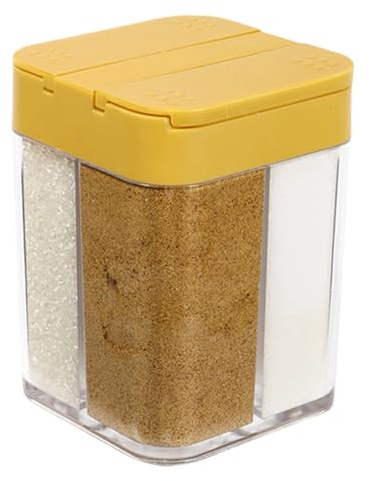 Saupoudreuse sucre glace Salière à épices 4 en 1 pour le camping, la cuisine, le camping, le barbecue, les voyages et la randonnée ainsi que pour un usage domestique