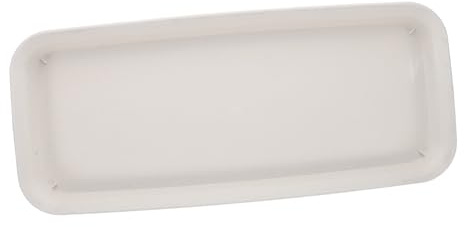 DIYEAH Sottovaso Rettangolare in Plastica per Piante, Vassoio Raccogli Gocce per Esterni e Interni, 40x17 Cm, capacità Grande, Design Allungato per Vasi Rettangolari, Resistente