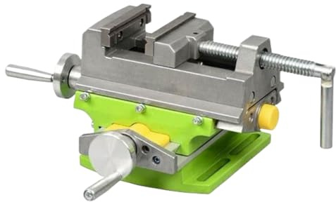 Tornillo de bancopara fresado - Abrazadera de bancocon deslizamiento transversal, herramienta de prensa para taladro de metal | Tornillo de bancoresistente para carpintería para perforadora, sujeci