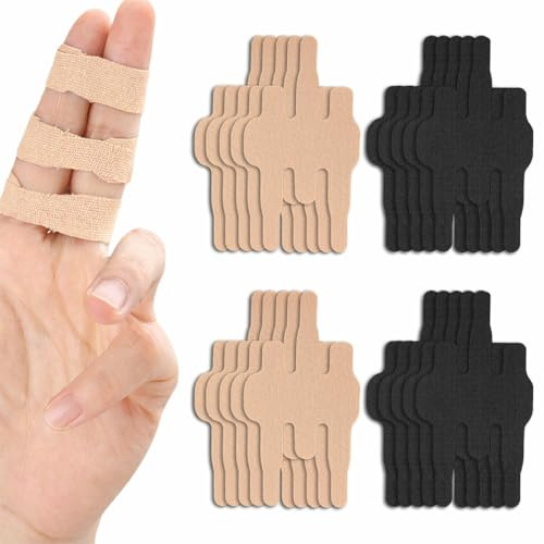 UYVPAER 20 Stück Fingertape, Kinesiotapes Vorgeschnitten Für Finger, Elastisches Tape Sport, Kinesiologie Tape Für Arthritis, Sehnenentzündungen Und Schmerzlinderung