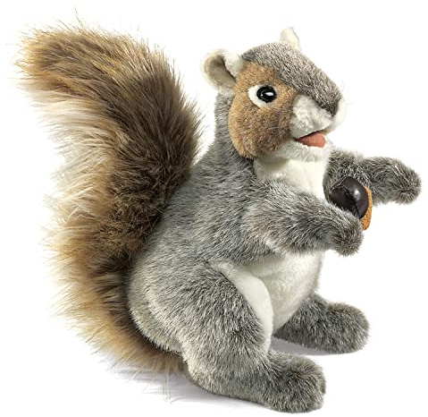 Folkmanis Squirrel Hand Puppet (Grey)