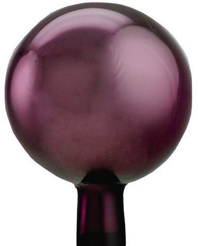 Farbglashütte Lauscha GmbH - ELIAS Glashütte Original Rosenkugel 18 cm violett verspiegelt