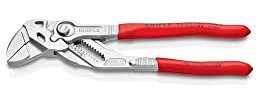 Pappagallo giratubi Knipex 180mm, scorrimento a pulsante