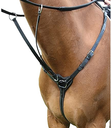 Shires Salisbury 3 Point Springreiten Cob schwarz - schwarz