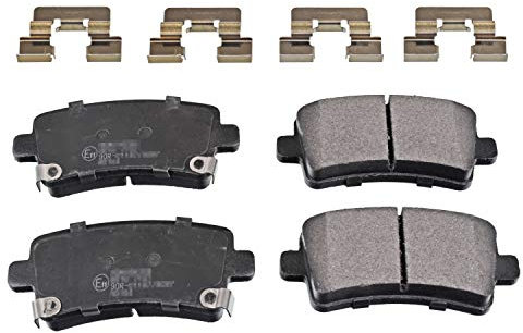 febi bilstein 116147 Brake Pad Set with fastening material, 1 unit