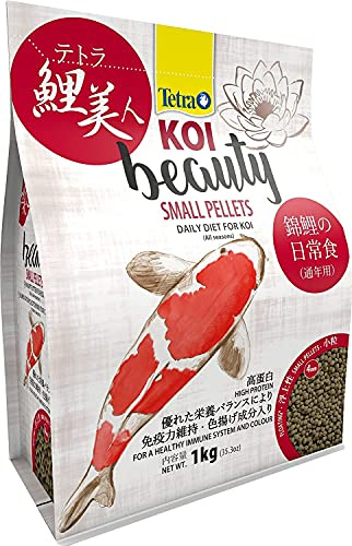 Tetra KOI Beauty Small (premium huvudfoder för hälsa och färgprakt, lämplig för Koi från 10 cm), 4 L påse, 1-pack (1 x 4 ml)