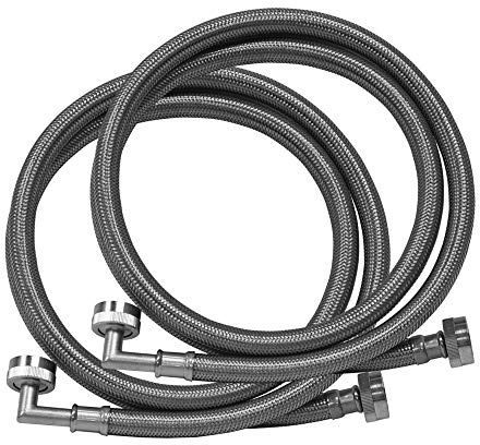 Eastman 48377 Washing Machine Hose With 90-Degree Elbow 1-Pair