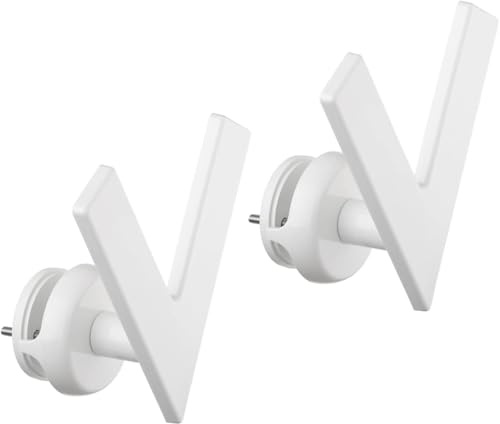 LH Coppia Handy minimal Vee portasciugamani Senza Foro per Bagno, autoavvitanti al termoarredo fasce (tubi piatti) Senza forare - Made in Italy