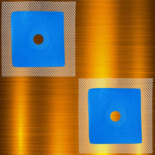 2 manguitos de pared. Junta de estanqueidad, 120 x 120 mm, orificio de 16 mm de diámetro, cinta de sellado para ducha B01